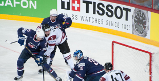 2013 PČ Latvija - ASV 1:4