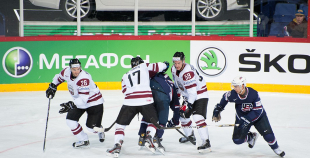 2013 PČ Latvija - ASV 1:4
