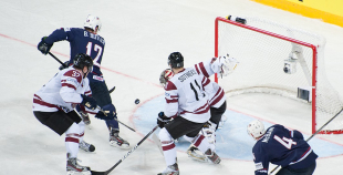 2013 PČ Latvija - ASV 1:4