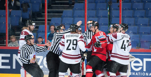 2013 PČ Latvija - Austrija 3:6