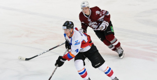 Foto: "Dinamo Juniors" piekāpjas Jelgavas HK "Zemgale/LLU"