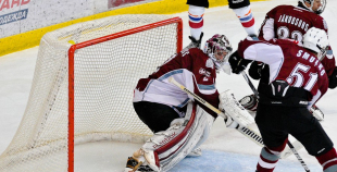 Foto: "Dinamo Juniors" piekāpjas Jelgavas HK "Zemgale/LLU"