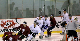 2013 Latvijas izlases pirmais treniņš pirms spēlēm ar Krieviju