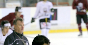 2013 Latvijas izlases pirmais treniņš pirms spēlēm ar Krieviju