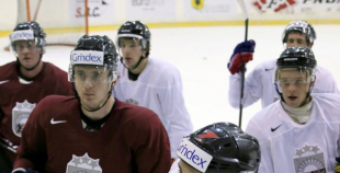 2013 Latvijas izlases pirmais treniņš pirms spēlēm ar Krieviju