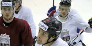 2013 Latvijas izlases pirmais treniņš pirms spēlēm ar Krieviju