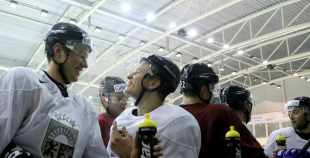 2013 Latvijas izlases pirmais treniņš pirms spēlēm ar Krieviju