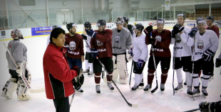2013 Latvijas izlases pirmais treniņš pirms spēlēm ar Krieviju