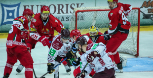 FOTO: Latvija - Baltkrievija 2:3