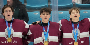 Latvijas 3x3 hokeja izlasei zelta medaļas!
