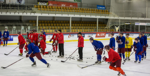 FOTO: Latvijas U-20 izlases treniņš (03.12)