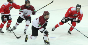 FOTO: Latvija U-18 - Austrija U-18 (4:0)