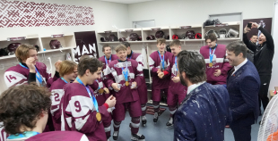 Latvijas 3x3 hokeja izlasei zelta medaļas!