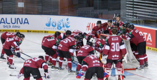 FOTO: Latvijas klubu izlase ar 9:2 sagrauj Ukrainas U-20 komandu