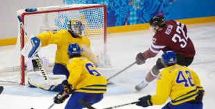 2014 OS Latvija - Zviedrija 3:5