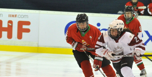 Sieviešu izlasei pirmā uzvara