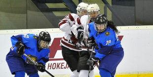 2014 PČS Latvija saspringtā spēlē uzvar arī Kazahstānu