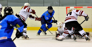 2014 PČS Latvija saspringtā spēlē uzvar arī Kazahstānu