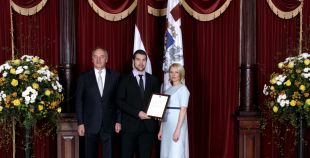 Latvijas hokeja izlases pieņemšana pie Valsts prezidenta