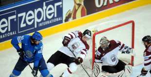 2014 PČ Latvija - Kazahstāna 5:4