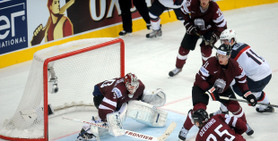 2014 PČ Latvija - ASV 6:5