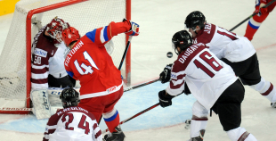 2014 PČ Latvija - Krievija 1:4