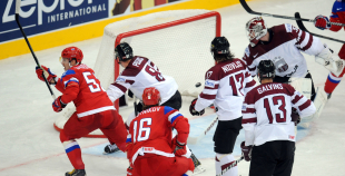 2014 PČ Latvija - Krievija 1:4