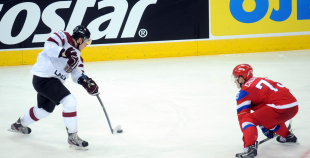 2014 PČ Latvija - Krievija 1:4