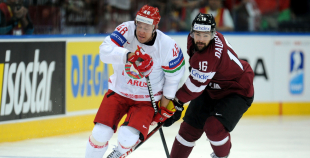 2014 PČ Latvija - Baltkrievija 1:3