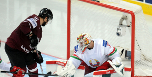 2014 PČ Latvija - Baltkrievija 1:3