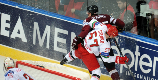 2014 PČ Latvija - Baltkrievija 1:3