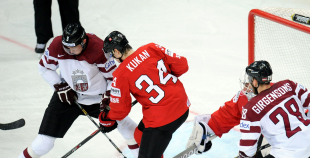 2014 PČ Latvija - Šveice 2:3