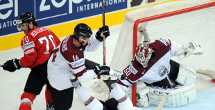 2014 PČ Latvija - Šveice 2:3