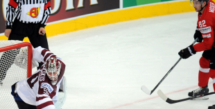 2014 PČ Latvija - Šveice 2:3