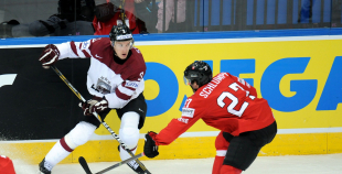 2014 PČ Latvija - Šveice 2:3