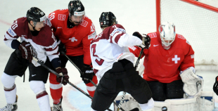 2014 PČ Latvija - Šveice 2:3