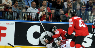 2014 PČ Latvija - Šveice 2:3