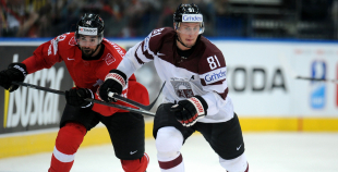 2014 PČ Latvija - Šveice 2:3