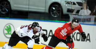 2014 PČ Latvija - Šveice 2:3