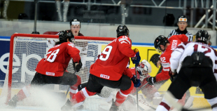 2014 PČ Latvija - Šveice 2:3