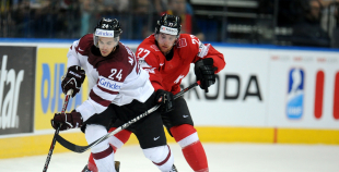 2014 PČ Latvija - Šveice 2:3