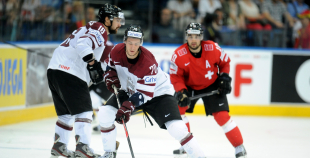 2014 PČ Latvija - Šveice 2:3