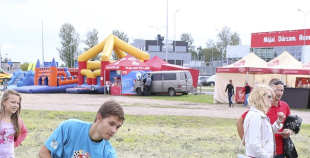 Liepājas hokejisti "Rally Kurzeme" laikā