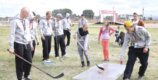 Liepājas hokejisti "Rally Kurzeme" laikā