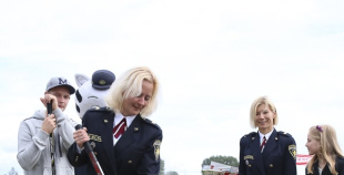 Liepājas hokejisti "Rally Kurzeme" laikā