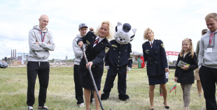 Liepājas hokejisti "Rally Kurzeme" laikā