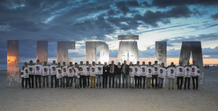 Liepājas hokejisti "Rally Kurzeme" laikā