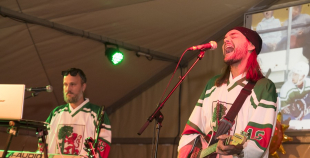 Liepājas hokejisti "Rally Kurzeme" laikā