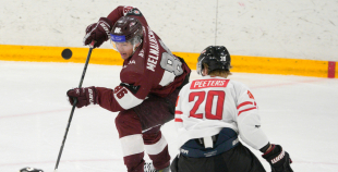 Latvijas nacionālā izlase vēlreiz uzvar Austriju