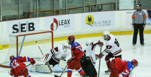 Polca četri punkti kaldina Latvijas U-17 izlases uzvaru pār Krievijas valstsvienību